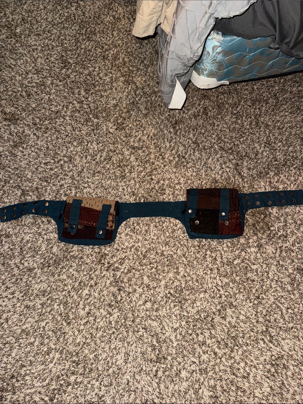 Teal Patch Pocket Women's Utility Belt - Unbranded